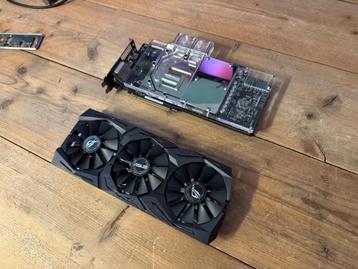 ASUS ROG STRIX GTX1080 8G Gaming + EK Waterblock  beschikbaar voor biedingen