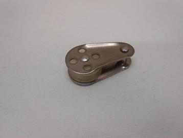 Mini enkelschijfs Blokje, Katrol, RVS, voor 4 - 7 mm lijn beschikbaar voor biedingen