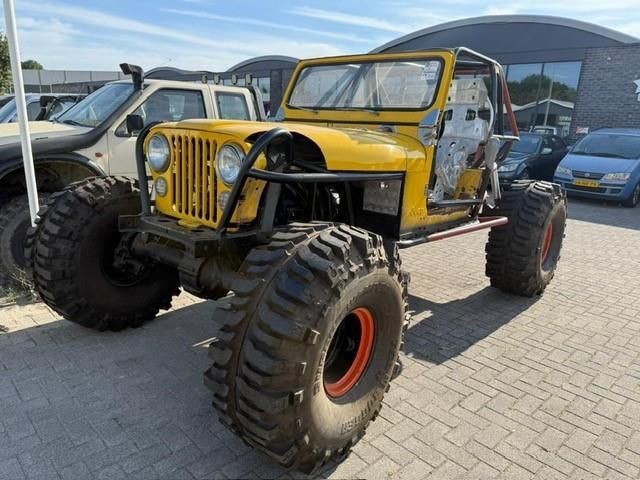Jeep 4x4 CJ Terreinwagen (monstertruck) 545 bigblock project, Auto's, Jeep, Bedrijf, Te koop, CJ, 4x4, Open dak, Benzine, Cabriolet