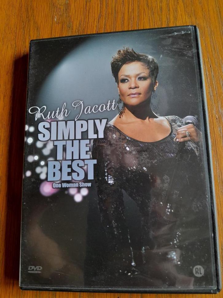 Ruth Jacott Simply the best one woman show dvd zgan, Cd's en Dvd's, Dvd's | Muziek en Concerten, Zo goed als nieuw, Alle leeftijden