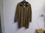 Leuke blouse Ciso khaki/zwart/bruin/beige 44 nieuw!, Kleding | Dames, Grote Maten, Overige kleuren, Blouse of Tuniek, Nieuw, Ciso