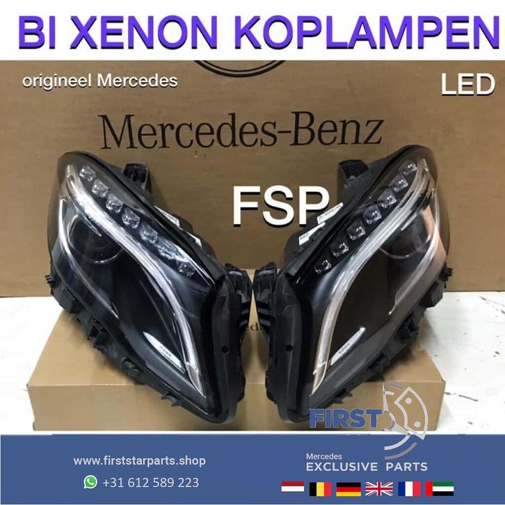 W156 X156 GLA LED BI XENON KOPLAMPEN SET ORIGINEEL Mercedes, Auto-onderdelen, Verlichting, Mercedes-Benz, Gebruikt, Ophalen of Verzenden