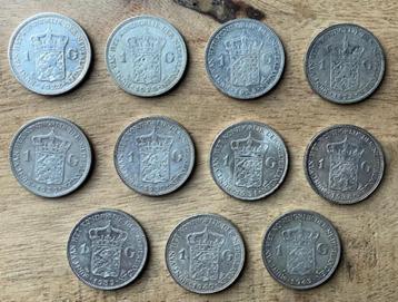 serie 1 gulden Wilhelmina Opgestoken Haar (1922 - 1943) beschikbaar voor biedingen