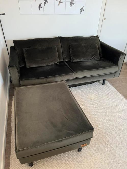 Amsterdam Velvet bank 2,5-zits groen Sissy-boy, Huis en Inrichting, Banken | Sofa's en Chaises Longues, Zo goed als nieuw, 200 tot 250 cm