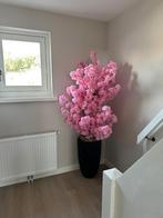 Set Schelpenvazen met bloesem boom, Ophalen of Verzenden, Zo goed als nieuw