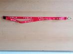 Tesla Keycord lanyard sleutelkoord nekkoord rood, Ophalen of Verzenden, Auto's