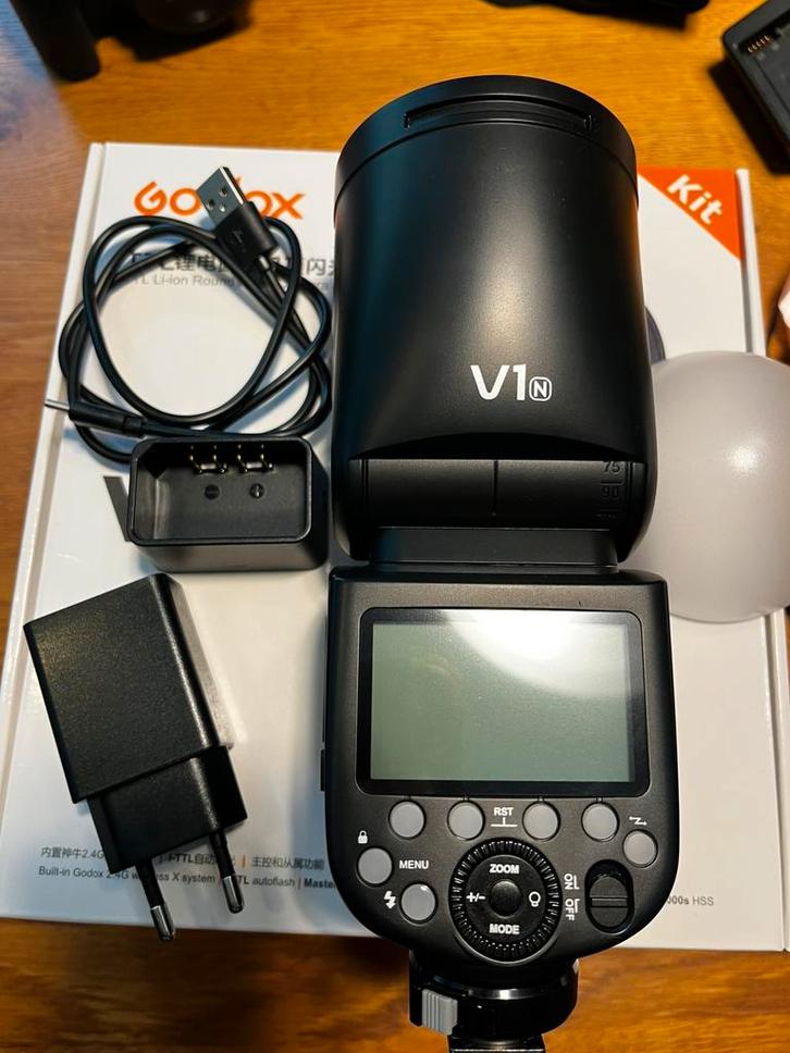 Godox speedlite V1, Audio, Tv en Foto, Fotografie | Flitsers, Zo goed als nieuw, Overige merken, Ophalen