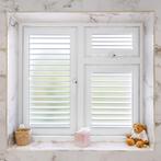 Luxe PVC Shutters op maat - Vochtbestendig & Onderhoudsvrij, Huis en Inrichting, Ophalen of Verzenden, Nieuw, Wit