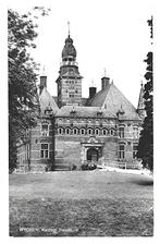 901468	Wychen Wijchen	Gld 1971 Kasteel	Raadhuis	Gelopen met, Verzamelen, Ansichtkaarten | Nederland, Ophalen of Verzenden, 1960 tot 1980