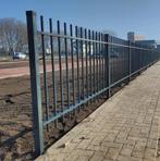 16m Spijlenhekwerk 2m hoog (antraciet 7016), Ophalen of Verzenden, Zo goed als nieuw, IJzer, Dubbelstaafmat hekwerk