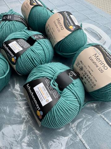 7 x 50 gr merinowol extrafine 120 Schachenmayr beschikbaar voor biedingen