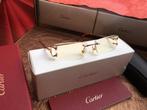 Cartier zonnebril Piccadilly goud kristal glazen, Ophalen, Nieuw, Overige merken