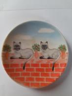 Bordje met poezen  afbeelding, Verzenden, Zo goed als nieuw, Hond of Kat, Beeldje of Figuurtje