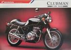 Folder HONDA Clubman 500 1992, Motoren, Handleidingen en Instructieboekjes, Honda