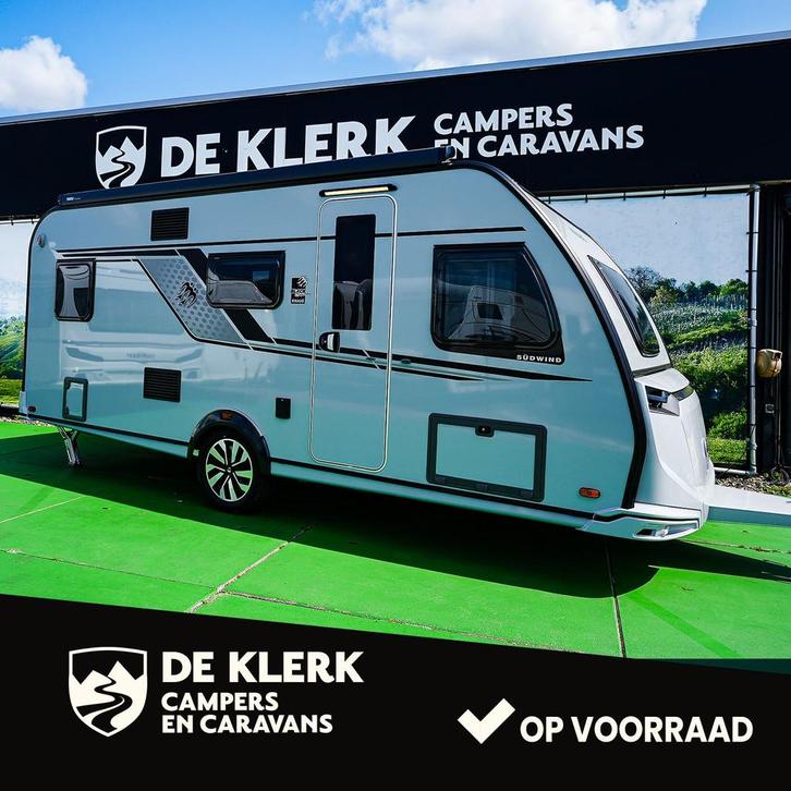 Knaus SUDWIND 500 QDK BlackSelection Campovolo grey Black Fr, Caravans en Kamperen, Caravans, Bedrijf, tot en met 6, 1250 - 1500 kg