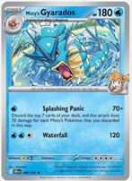 Misty's Gyarados #49 - Destined Rivals Pokémonkaart, Ophalen of Verzenden, Zo goed als nieuw, Losse kaart, Foil