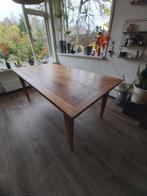 Authentieke eetkamer tafel met 2 lades., Huis en Inrichting, Tafels | Eettafels, Ophalen, Gebruikt, 50 tot 100 cm, Vijf personen of meer