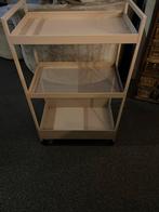 IKEA Roltafel / Opberg trolley - Crèmekleurig, Ophalen, Zo goed als nieuw