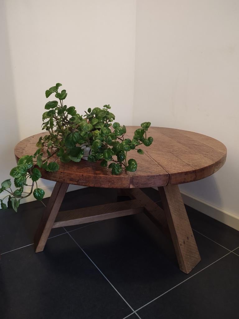 Wabi Sabi brutalist salontafel, Ophalen, Gebruikt, 50 tot 100 cm, 50 tot 75 cm