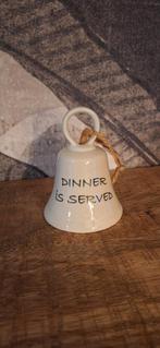 Rivièra Maison tafelbel, Ophalen of Verzenden, Wit, Steen/keramiek, Landelijk