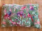 Imbarro kussen met tropische vogels - Zo goed als nieuw, Huis en Inrichting, Ophalen of Verzenden, Zo goed als nieuw, Groen, Rechthoekig