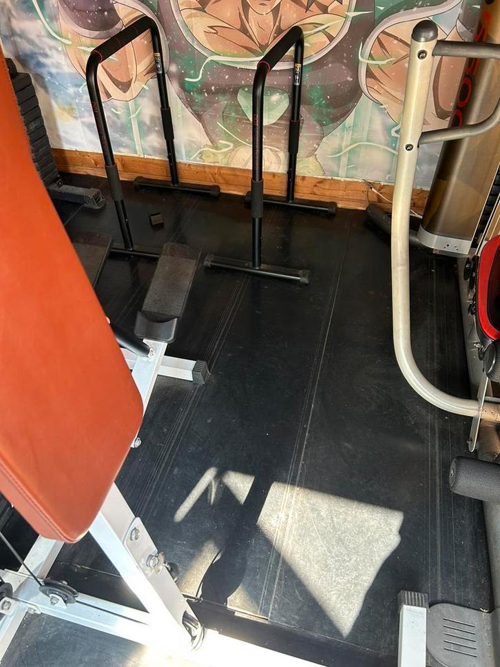 Professionele gym vloer, Sport en Fitness, Fitnessmaterialen, Zo goed als nieuw, Fitnessmat, Ophalen