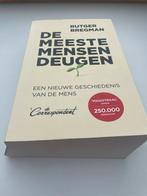 De Meeste Mensen Deugen - Rutger Bregman, Ophalen of Verzenden, 20e eeuw of later, Zo goed als nieuw, Overige gebieden