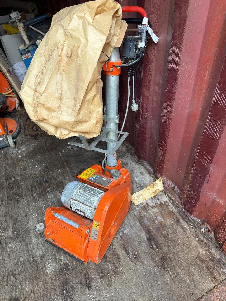 Parketschuurmachine Kunzle & Tasin, Doe-het-zelf en Verbouw, Gereedschap | Schuurmachines, Zo goed als nieuw, Bandschuurmachine