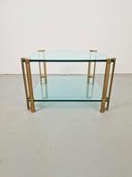 Regency salontafel T24 messing glas Peter Ghyczy ´70 design, Huis en Inrichting, Tafels | Salontafels, Ophalen, 100 tot 150 cm