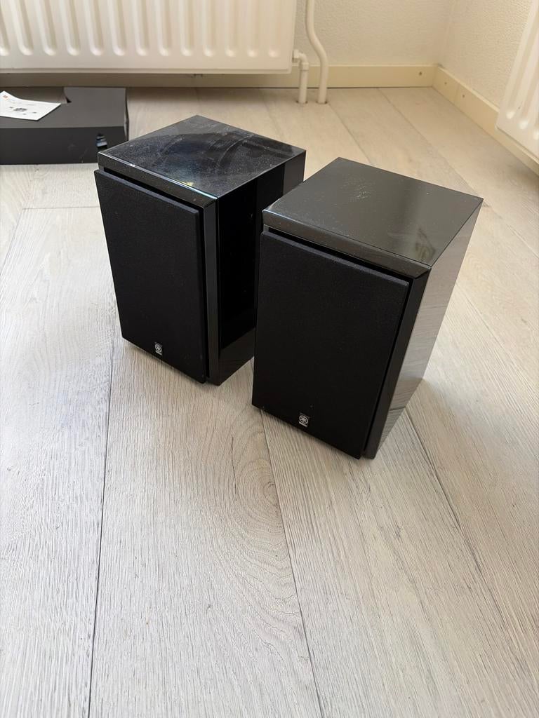 Yamaha NX-E300 Boekenplank Speakers - Zwart, Audio, Tv en Foto, Luidsprekers, Gebruikt, 60 tot 120 watt, Front, Rear of Stereo speakers
