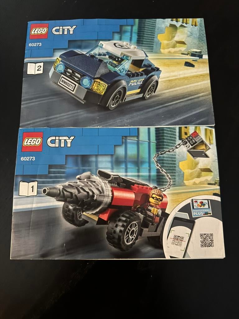 60273 LEGO City Elite Politie achtervolging boorder, Ophalen of Verzenden, Zo goed als nieuw