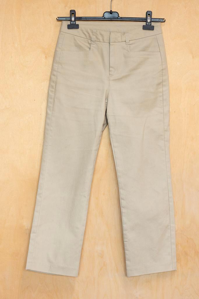 Poools nette zand beige creme pantalon broek 38 M, Kleding | Dames, Broeken en Pantalons, Zo goed als nieuw, Maat 38/40 (M), Beige
