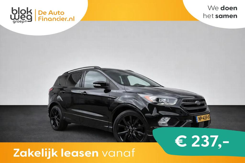 Ford Kuga 1.5 EcoBoost ST Line |NAP| Motorrevis € 13.950,0, 1479 kg, 4 cilinders, Leder en Stof, Zwart
