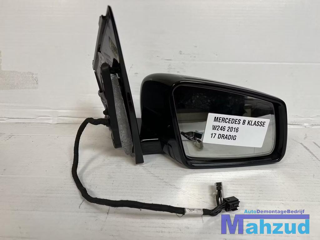 MERCEDES B KLASSE W246 Rechts spiegel zwart 2011-2018, Gebruikt, Mercedes-Benz AG, Mercedes-Benz, Ophalen of Verzenden