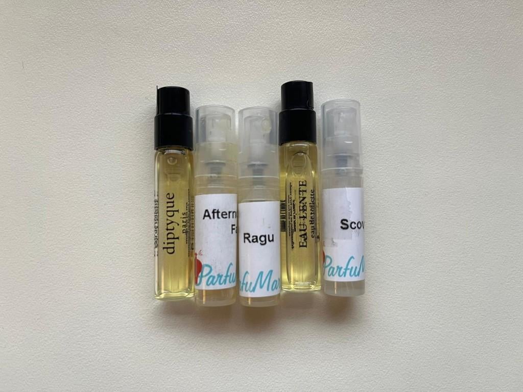 Niche parfum samples proefjes, Sieraden, Tassen en Uiterlijk, Uiterlijk | Parfum, Verzenden, Zo goed als nieuw