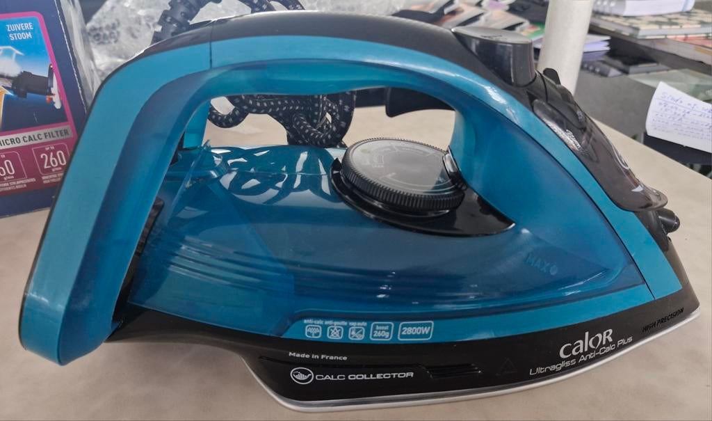 Calor Ultragliss Anti-Calc Plus (model FV6832C0), Witgoed en Apparatuur, Strijkijzers en Strijkplanken, Ophalen of Verzenden, Zo goed als nieuw