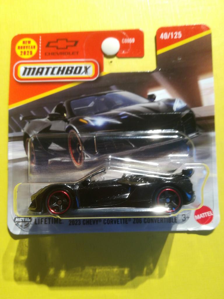 2023 Chevy Corvette Z06 Convertible Matchbox 40/125 2025, Ophalen of Verzenden, Nieuw, Auto