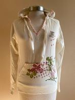 Protest Trui met Capuchon - Roomwit/Roze/Groen - Maat S, Ophalen of Verzenden, Gedragen, Maat 36 (S), Beige