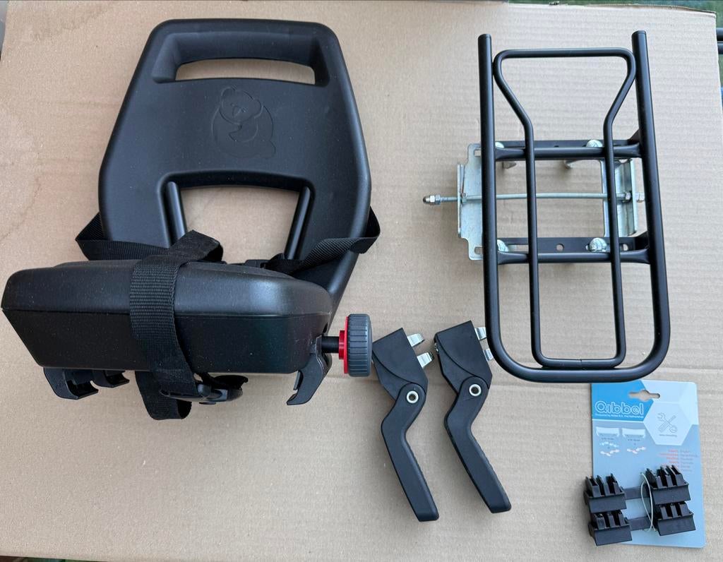 Qibbel achterzitje met bagagedragerbevestiging, Fietsen en Brommers, Fietsaccessoires | Fietsstoeltjes, Achterzitje, Ophalen, 15 t/m 25 kg