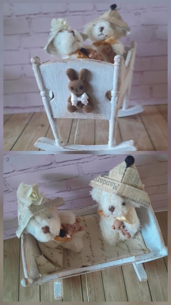 🧸 PPH 1:12 SCHOMMELWIEG VOOR DE KINDERKAMER 🧸, Ophalen of Verzenden, Poppenhuis