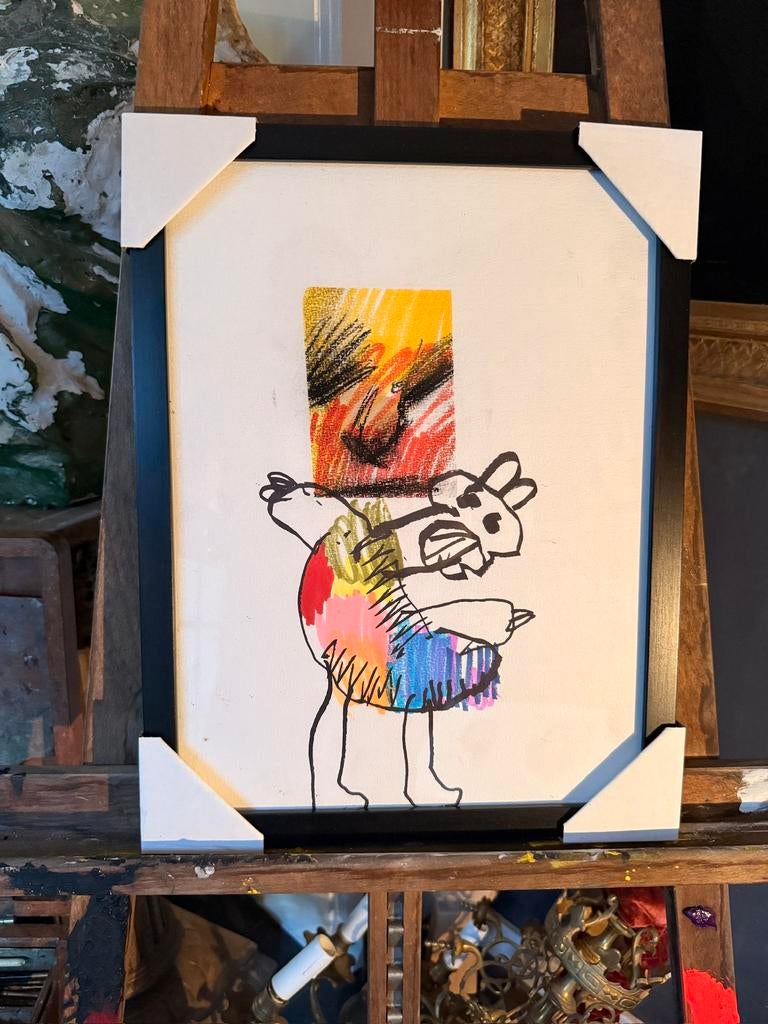 Origineel Herman Brood met certificaat en herkomstbewijs., Ophalen of Verzenden