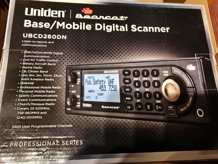 Uniden ubcd260dn, Telecommunicatie, Scanners, Ophalen of Verzenden