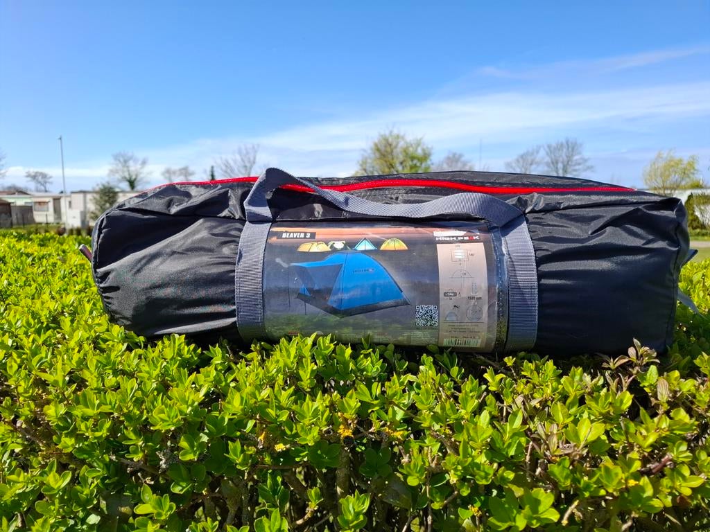 Nieuwe High Peak Beaver 3 tent - ongebruikt, Caravans en Kamperen, Tenten, Ophalen, Nieuw, Tot en met 3