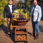 Plancha BBQ grill Maestro 80 Cortenstaal Nieuw buitenkeuken, Ophalen of Verzenden, Nieuw, RJRoyal Living, Met accessoires