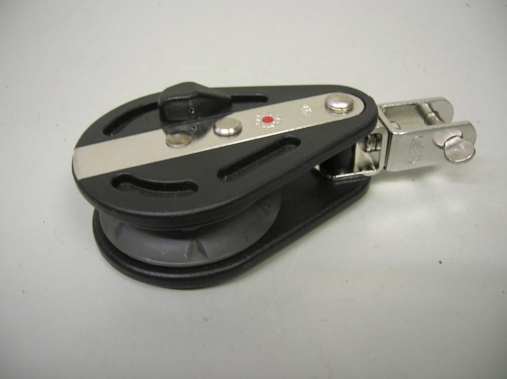 Ratelblok, kogellagers, draaiwartel/gaffelsluiting, tot 10mm, Watersport en Boten, Ophalen of Verzenden, Nieuw, Lijn of Blok