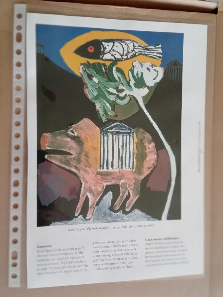 Karel Appel Cobra 2 x artikel, Ophalen of Verzenden, 1940 tot 1960, Tijdschrift