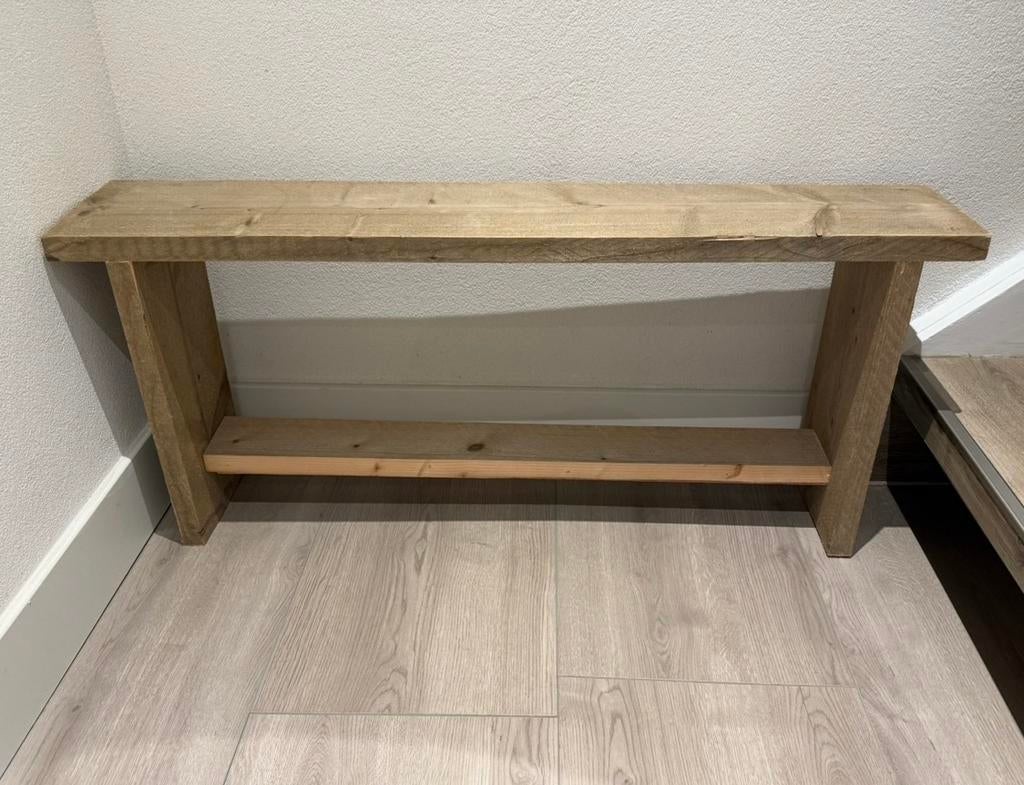 Houten bankje, Ophalen, Gebruikt, Overige kleuren, Eén