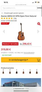 Dean Gitaar, Ophalen of Verzenden, Zo goed als nieuw, Western- of Steelstringgitaar