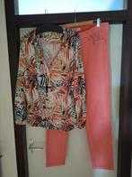 Broek en blouse, Ophalen of Verzenden, Zo goed als nieuw, Maat 42/44 (L), Lang