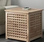 GEZOCHT: Ikea Hol Opbergtafel/wasmand, twee stuks, Ophalen, Minder dan 55 cm, Zo goed als nieuw, 60 cm of meer